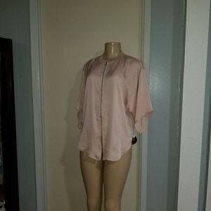 Anthropologie | Hei Hei Silky Tie Cropped Jacket/top small